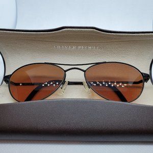 OLIVER PEOPLES Aero Jet Black Eyeglasses Frame